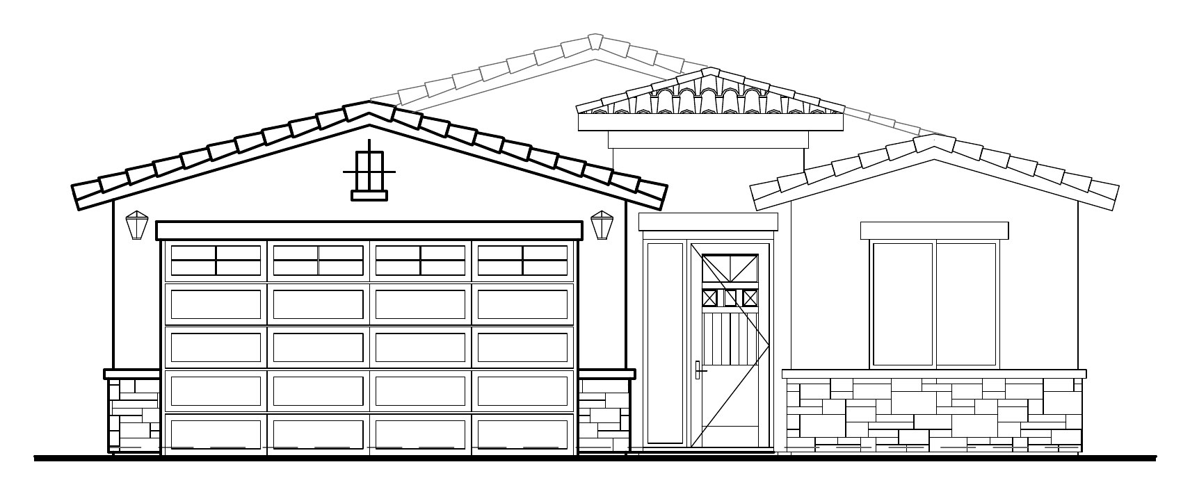 Plan 1761 front elevation