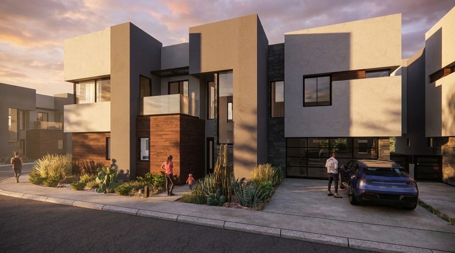 Plan 2933 front rendering