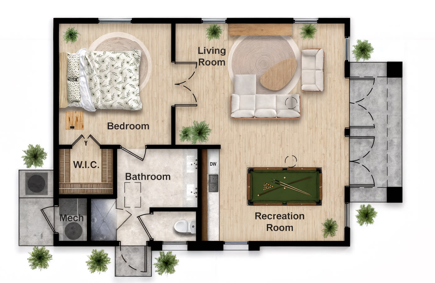 Plan 863 Floor Plan