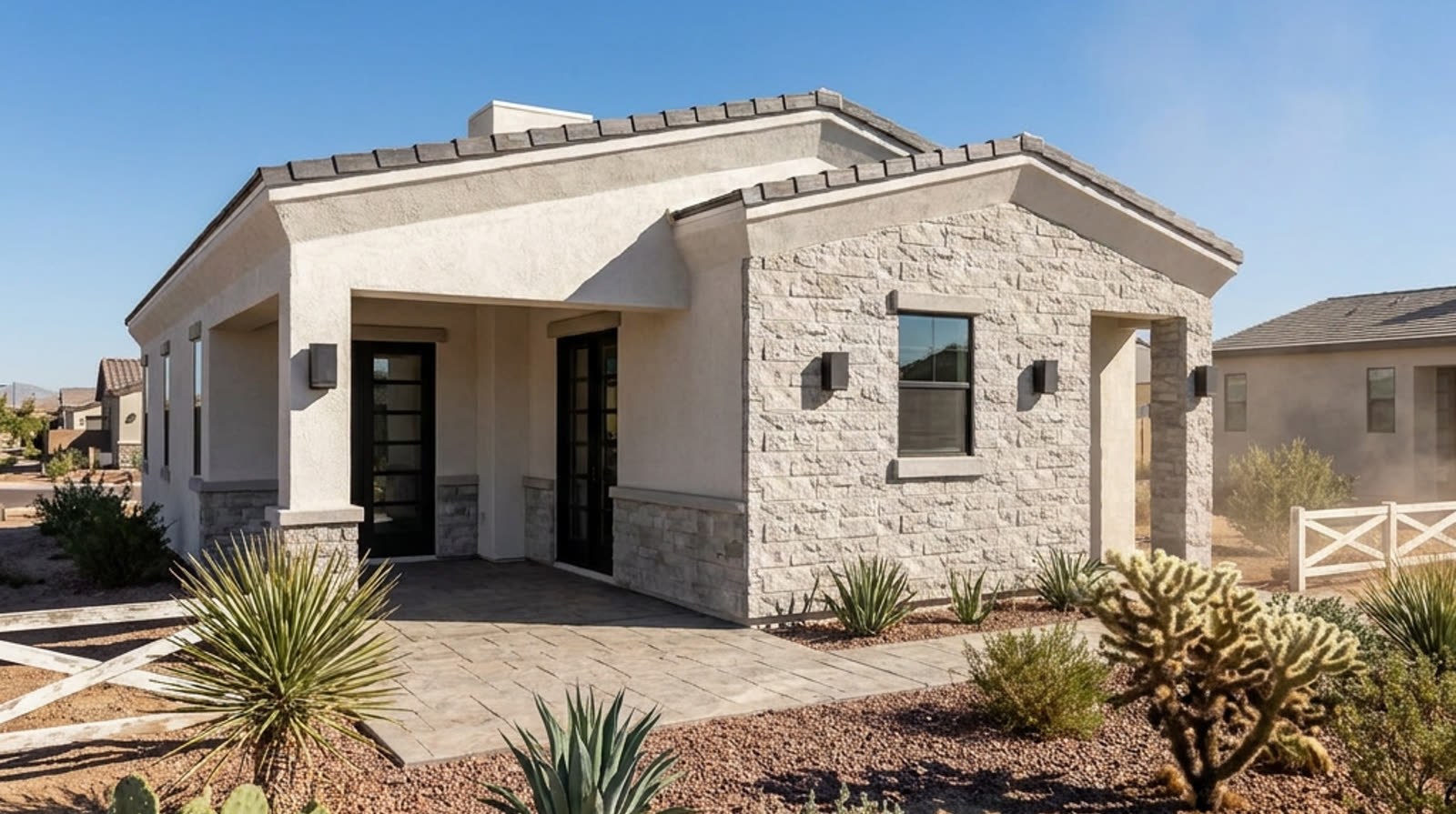 Plan 884 &mdash; Modern Mediterranean elevation