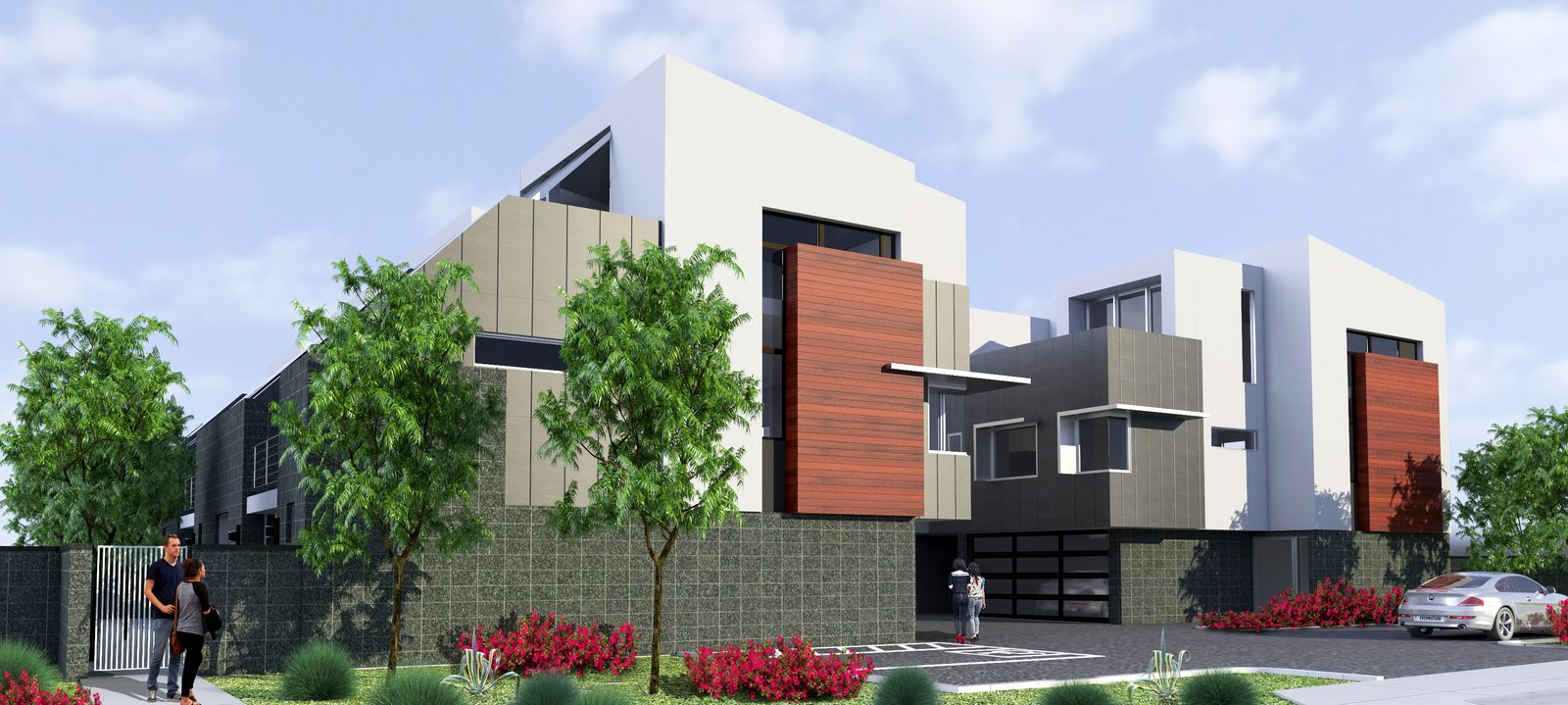 The Luxe townhomes designed by E-Project International