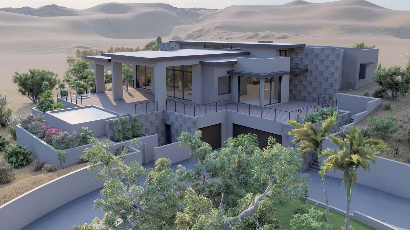 Architectural rendering by E-Project International