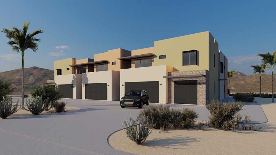 Saguaro Blvd Townhomes — Townhomes designed by E-Project International